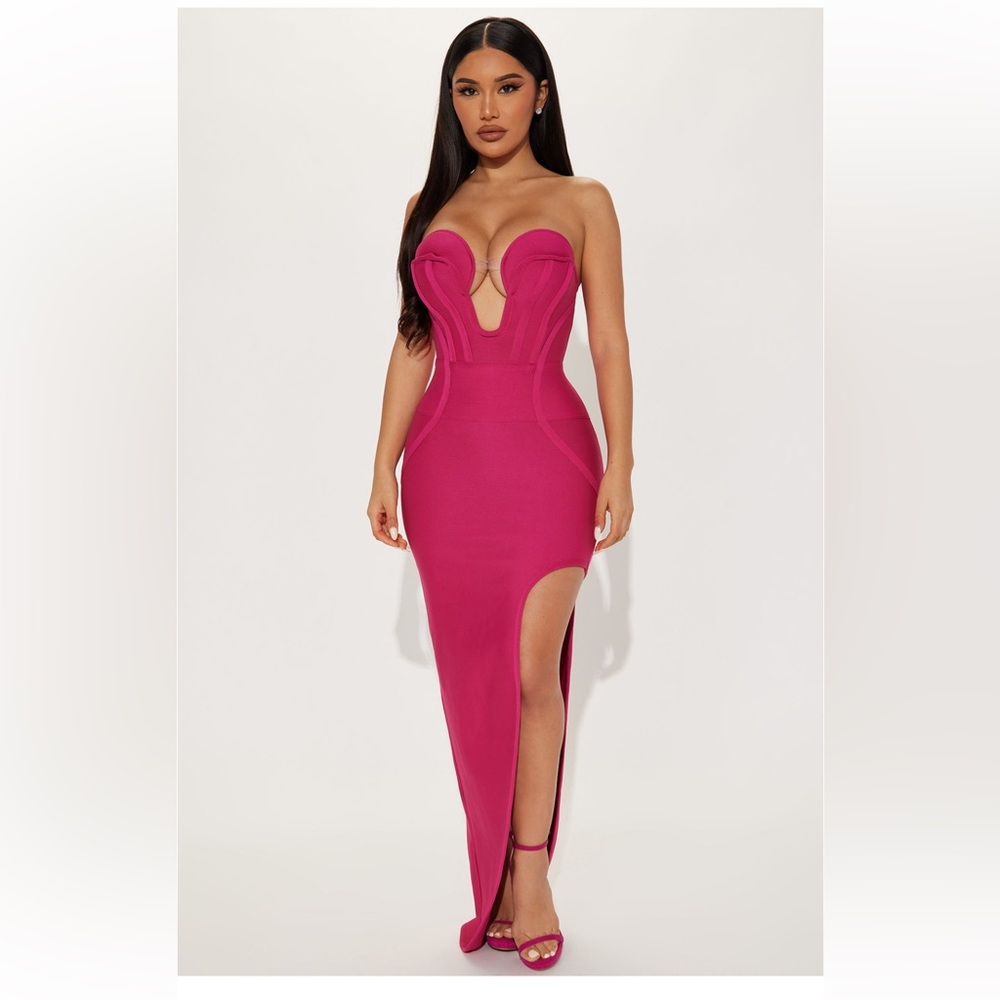 Bandage maxi dress size L